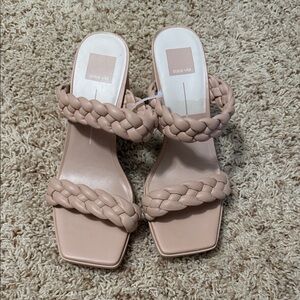 Size 10- Dolce Vita Women's Braided Mules - Blush